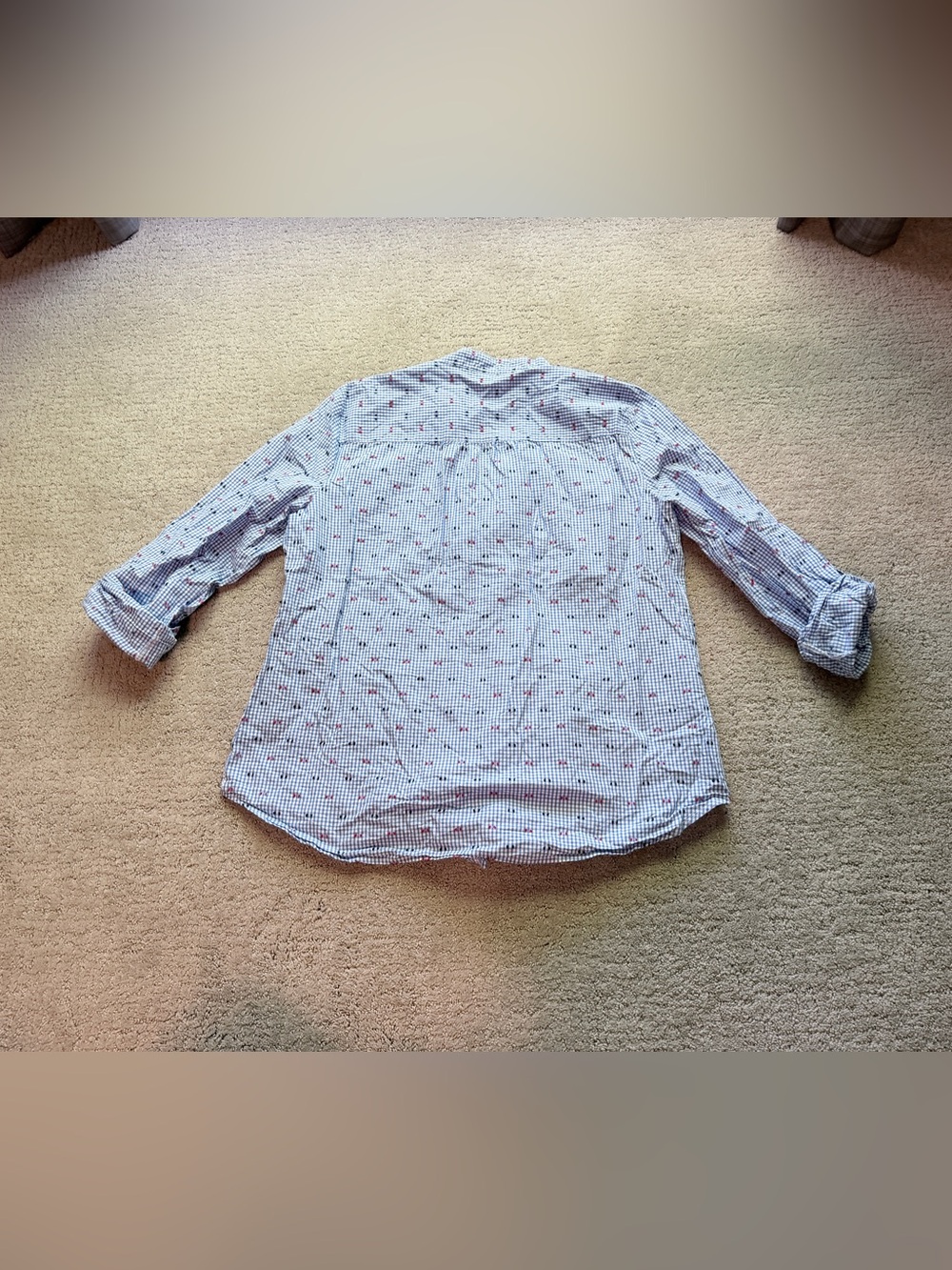 Ruby Rd Gingham patterned shirt, medium - Picture 5 of 5
